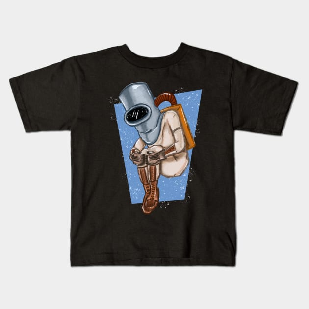 Wiley Post Kids T-Shirt by Cameron Tanner